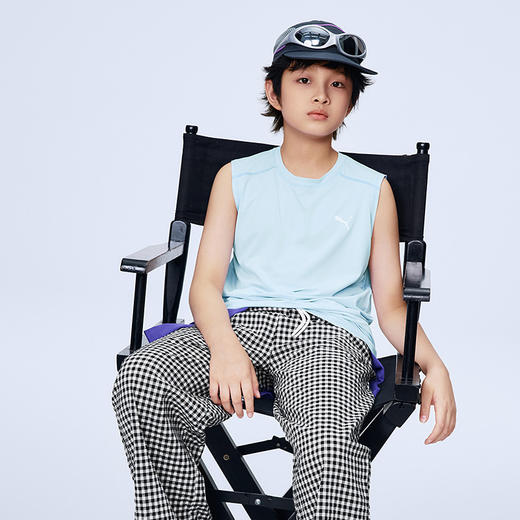 PUMA彪马童装2026春季新款儿童针织背心马甲吸湿速干活力 商品图3