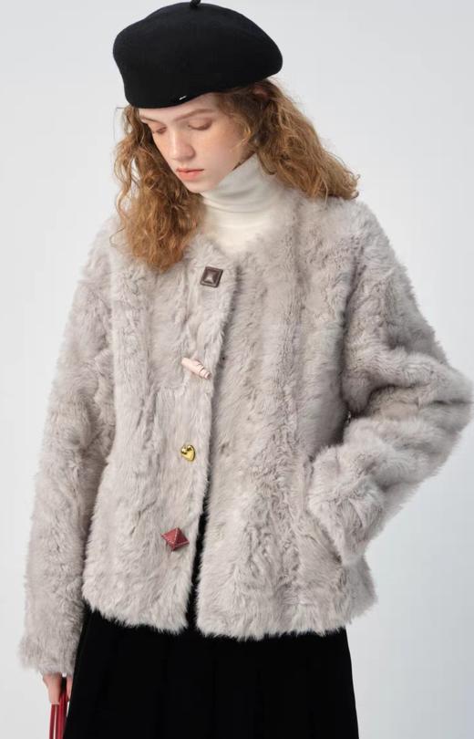 兔绒软糯糯不掉毛小泰迪洋气外套 商品图4