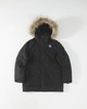 F010704貉子大毛领刺绣多口袋夹克式连帽羽绒服男女同款 商品缩略图1