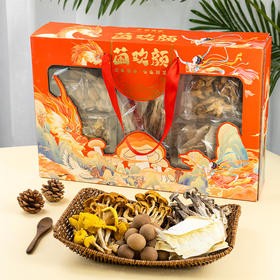 鲜珥家 新春山珍菌菇礼盒系列  新鲜采摘到自然干制而成，保留菌菇的鲜美醇香，自然好山珍，看得到真材实料，日常滋补送礼佳品