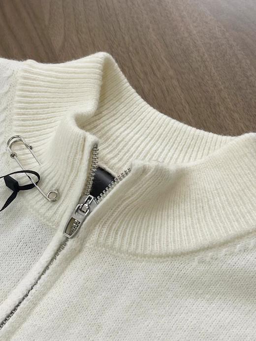 F010712男士宽松剪裁半拉链立领针织衫LM3FC9S 商品图10