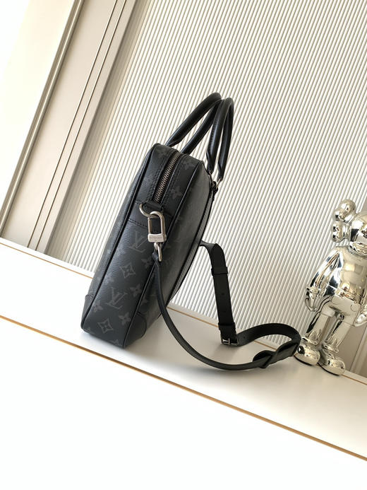 秋冬特惠💰1450 渠道级LV【全钢五金 MB163c01变码芯片】te级LV 全套包装 M46457黑花 男包公文包系列 商品图1