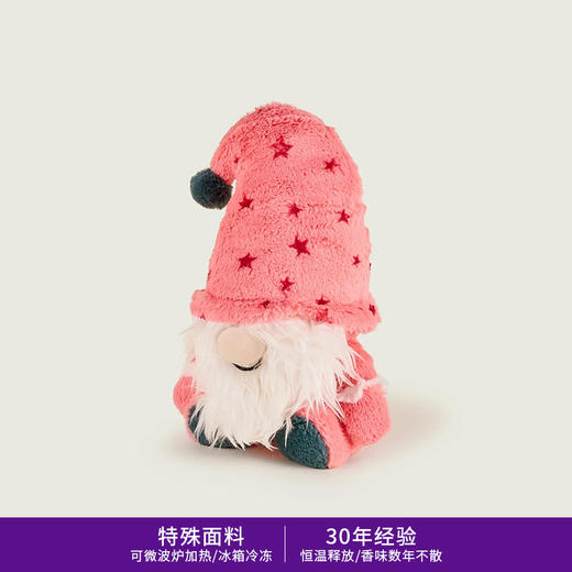 英国warmies  呆萌圣诞人偶安抚玩偶公仔送礼毛绒可加热抱枕 商品图1