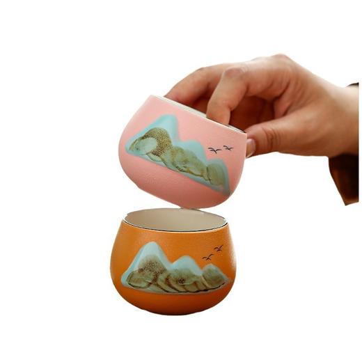 千里江山故宫文创国潮茶杯送老师长辈父母亲中秋节生日礼物伴手礼 商品图4