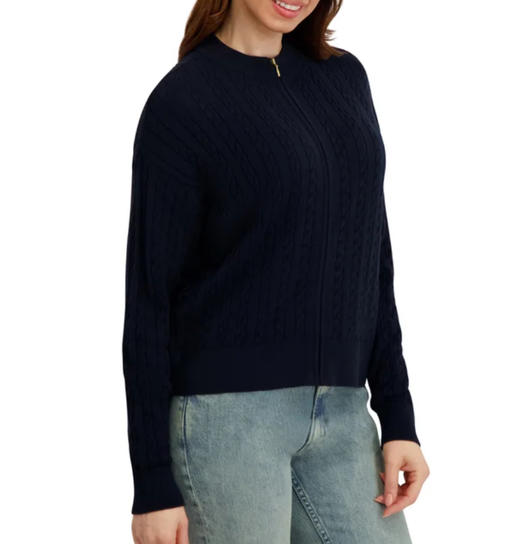 到手价228元 Nautica诺帝卡女士全拉链针毛衣 美国代购，无中文标签，介意慎拍 商品图3