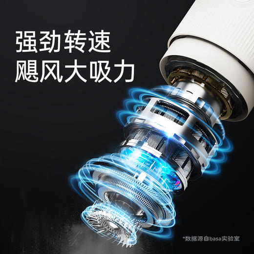 basa家用车载吸尘器车用手持小型无线迷你汽车家庭超强大吸力机 商品图3