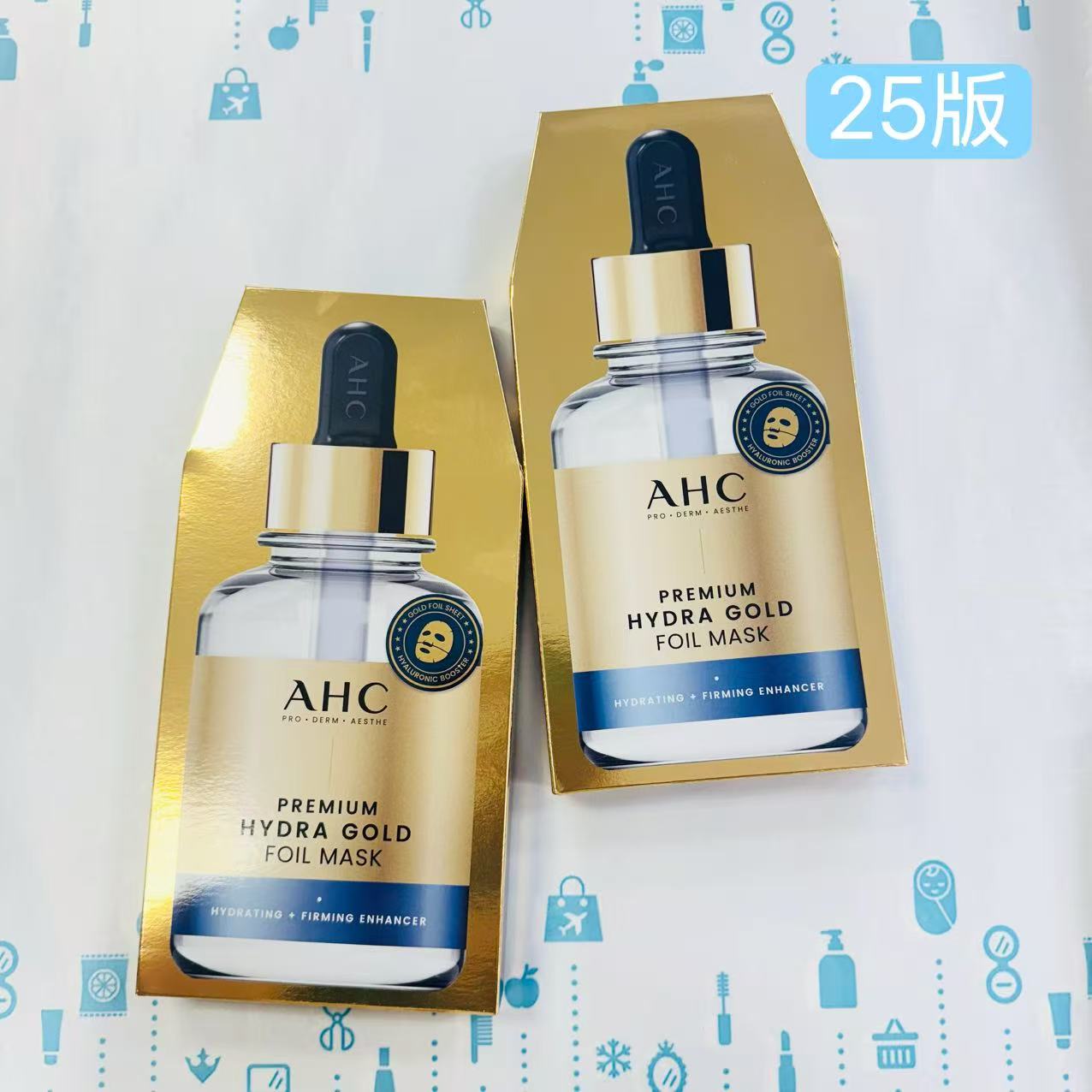 AHC 极致保湿黄金温感面膜 25g x 5片 (2025版)（083041）
