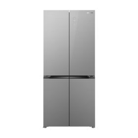 美菱 冰箱 BCD-501WSP9B 501升 十字四门 风冷 变频 一级能效 嵌入式 智能除霜 凯撒灰 玻璃面板 电脑控温