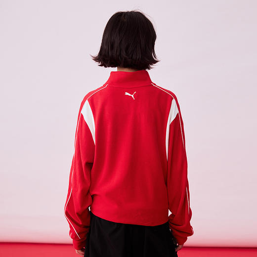 PUMA彪马官方正品新款儿童童装长袖T恤半拉链设计洋气 商品图4