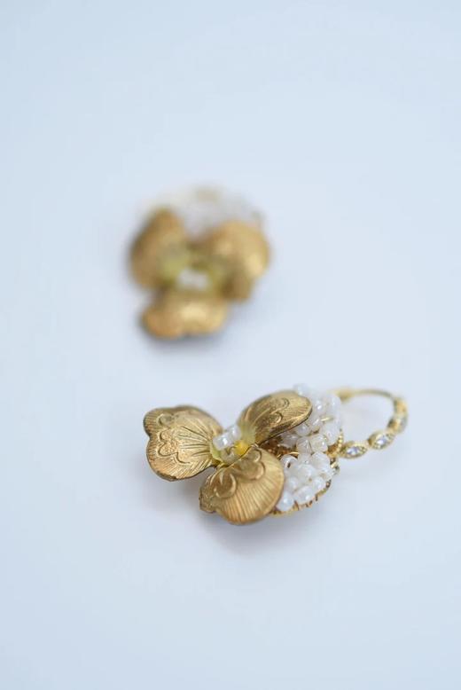 MONSHIRO 紫罗兰圆环耳环（不可使用购物金） 商品图1