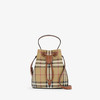 BURBERRY 巴宝莉 女士迷你格纹水桶包 格子 8109794 A9534 商品缩略图0