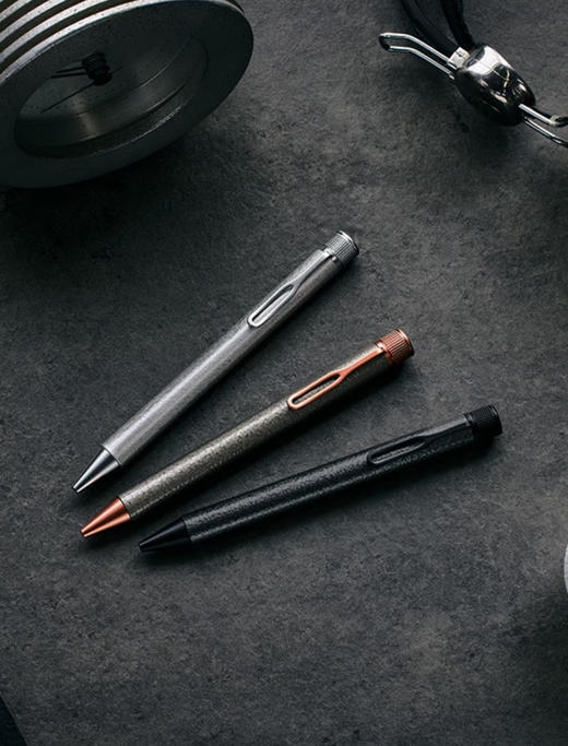 日本SAKURA樱花craft_lab 010复古黄铜锤纹中性笔 商品图2