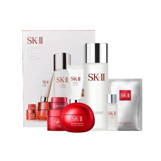 M专属【保税·直邮监管仓蚂蚁链溯源码可查询】SK-II美之匙七件套盒-精华露230ml+面膜1片+焕采精华霜80g+焕采精华霜15g+焕采眼霜2.5g+护肤洁面霜20g+清莹嫩肤露30ml_bba 商品图13