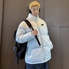 F010739冬季新款双色拼接立领羽绒棉服面包服棉衣外套 商品缩略图1
