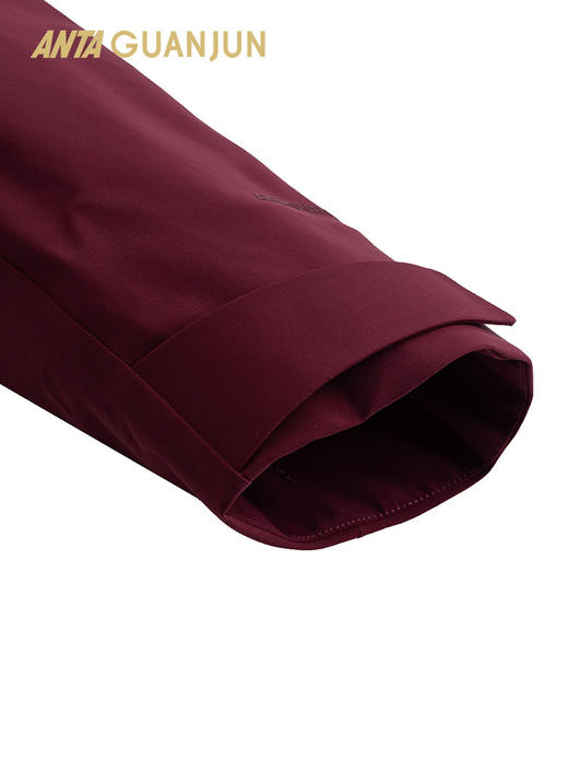 安踏冠军山锋iwarm-5.0智能温控棉服女士新年红色冲锋衣162610803 商品图5