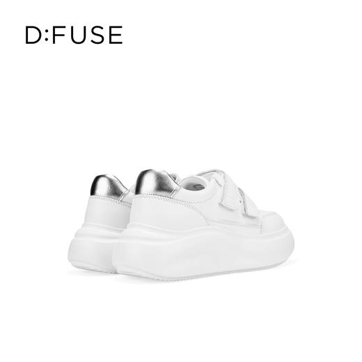 Dfuse迪芙斯2026春季新款轻便厚底增高魔术贴松糕鞋休闲鞋运动板鞋DFE1112126 商品图13