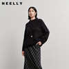 NEELLY纳俪商场同款冬季新款时髦氛围感小众设计针织衫女舒适毛衣N25112A01122 商品缩略图0