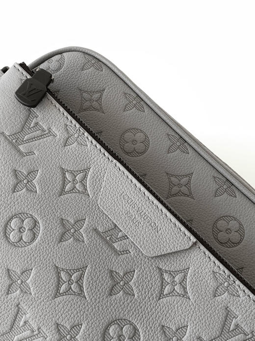 秋冬特惠💰1350 渠道级LV【全钢五金 MB163c01变码芯片】te级LV 全套包装 M27185灰色压花 本款 Trio Messenger 邮差包 商品图4