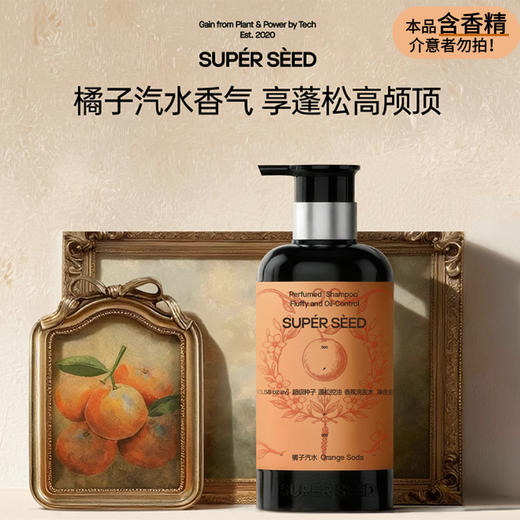 【重磅香氛新品】超级种子橘子汽水洗发水/护发素/沐浴露/身体乳 商品图0