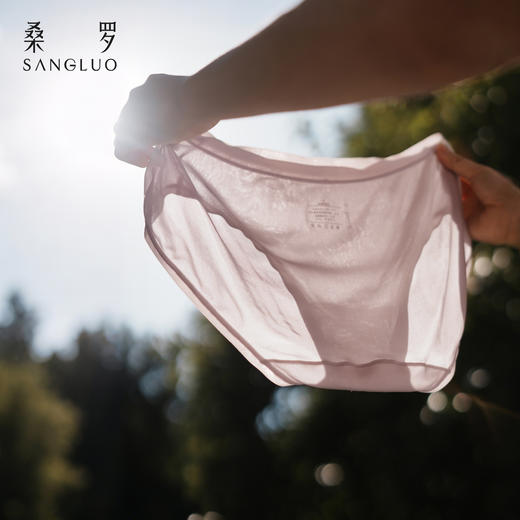 干爽抑菌桑罗内裤桑蚕丝面膜无痕内裤透气抑菌干爽无痕 商品图5