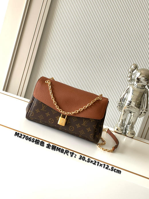 秋冬特惠💰1350 渠道级LV【全钢五金 MB163c01变码芯片】te级LV 全套包装 M27065棕色 Saint-Germain PM手袋 商品图0