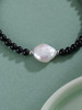 子佩集【黑白秘境】银S925珍珠惜王妃手链【SPB0260002】4mm黑珠10*12mm巴洛克扁珠黑白2601 商品缩略图6