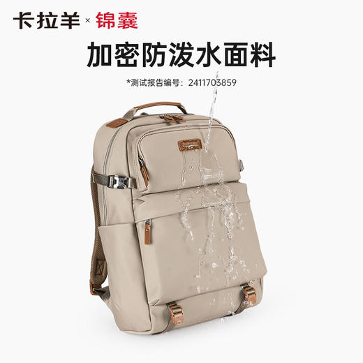 卡拉羊X锦囊商务电脑防盗背包27升出差通勤多功能双肩包睿行CN5228 商品图5