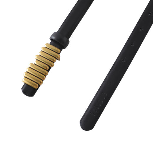 三彩2026新款二层牛皮腰带配饰金属扣长款收腰皮带简约复古通勤 商品图4