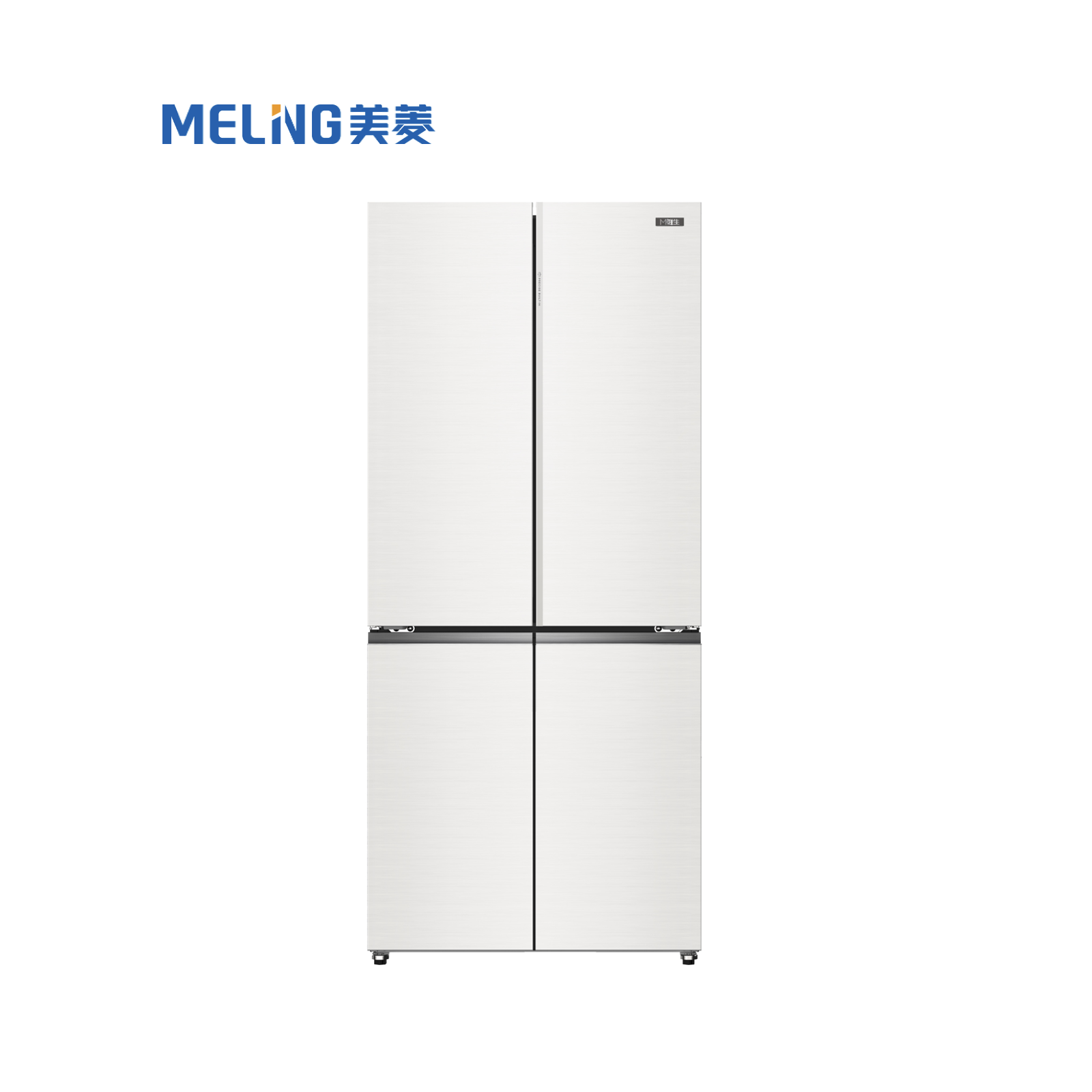 美菱 冰箱 BCD-501WQ7S云迹白 501升 十字四门 嵌入式 风冷 变频 一级能效 云迹白电脑控温 底部散热