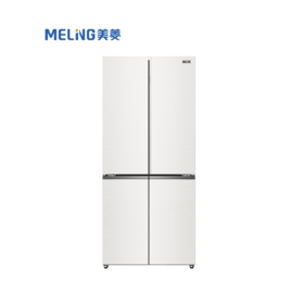 美菱 冰箱 BCD-501WQ7S云迹白 501升 十字四门 嵌入式 风冷 变频 一级能效 云迹白电脑控温 底部散热