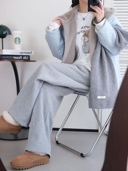 【百图lulu定制】【北海道仿貂毛外套】内里复合水貂毛 连帽保暖外套 商品图8