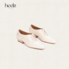 heelz设计师手工鞋履 ｜H 繁花跟奥丁羊皮牛津鞋 3.6公分 商品缩略图2