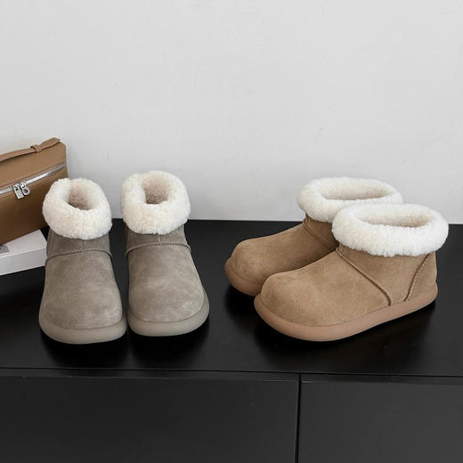   Sacha雪地靴 BTZ-11186-1 大土豆短靴 商品图6