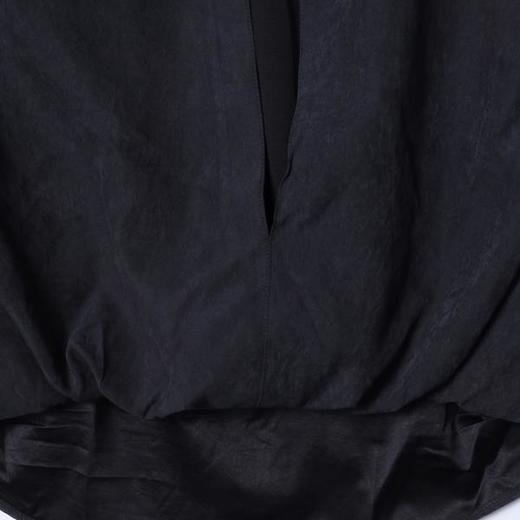 81020SDSA秋冬新款痞帅男装简约纯色前短后长设计假两件立领衬衫百搭 商品图3