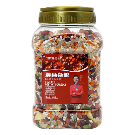 今粮道帮扶助农红润营养粥900g（13合1）JLD082 商品图5