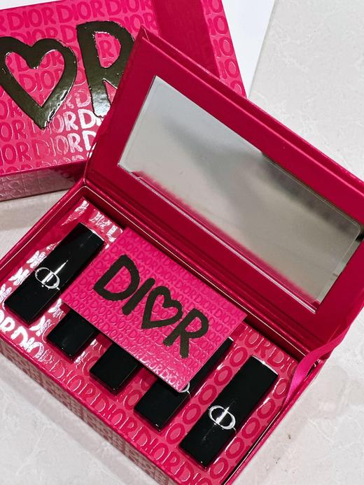 【节日限定】DIOR迪奥爱心口红五件套小样1.5g*5支 礼盒礼袋（丝绒999丝绒720丝绒840丝绒777丝绒772） 商品图2