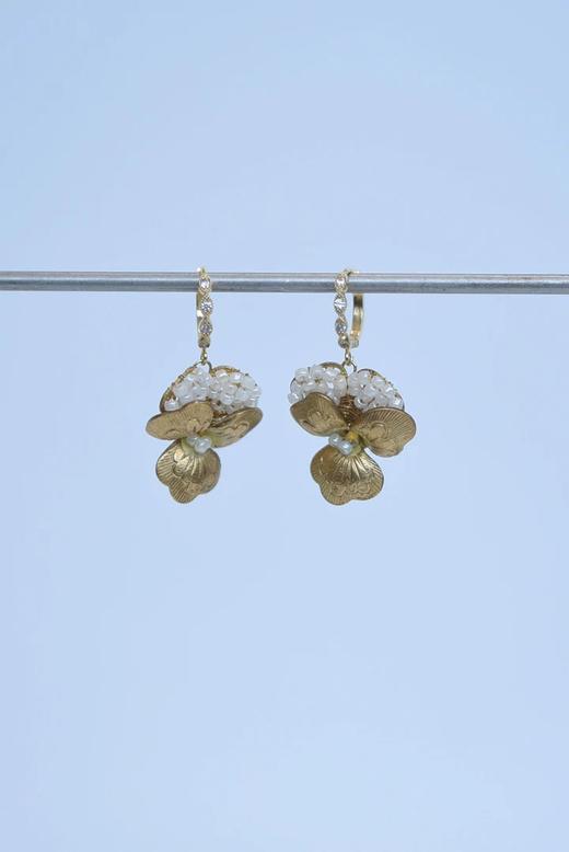 MONSHIRO 紫罗兰圆环耳环（不可使用购物金） 商品图2