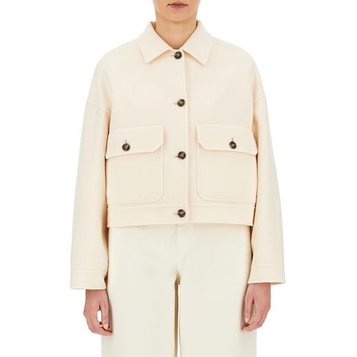 MAXMARA 女士 BORBONA  短款羊毛大衣 白色 BORBONA 50860219 064 商品图1