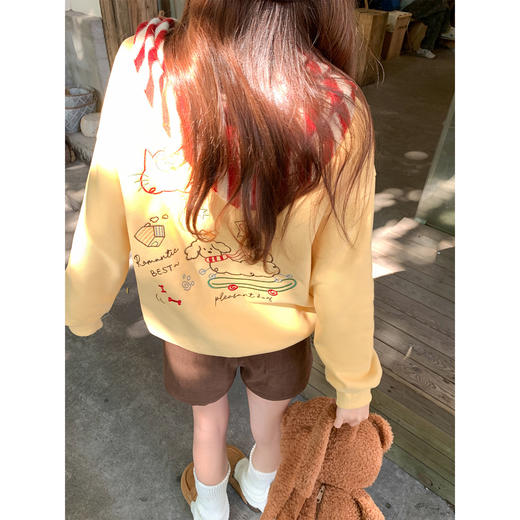 <曾小咸推荐>3.16现货秒杀 ！微信超特价！韩系多巴胺加绒卫衣 日常189.99 立减100 秒杀89.99！！ 商品图4