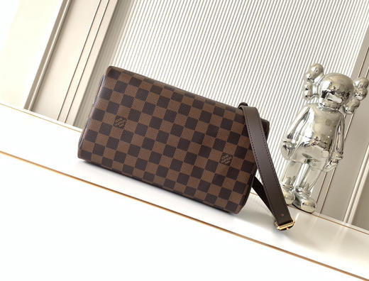 秋冬特惠💰1250 渠道级LV 【全钢五金 MB163c01变码芯片】te级LV 全套包装 M40575咖啡格 商品图3