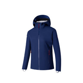 安踏冠军HK100户外越野跑轻锋3L冲锋衣女士防水透湿硬壳162610611