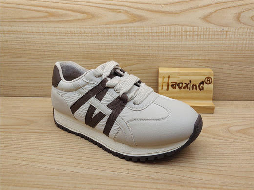 2025豪行冬款专柜正品时尚运动休闲舒适加绒平底女棉鞋25410889 商品图1