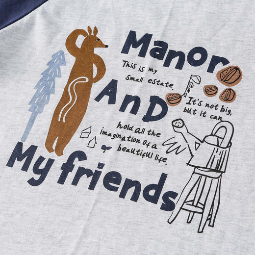 【10A抗菌纯棉】棉花堂休闲撞色插肩袖童装长袖T恤-FA61024 商品图6