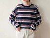 F010749韩系减龄羊毛柔软慵懒条纹针织衫女毛衣秋冬款 商品缩略图4