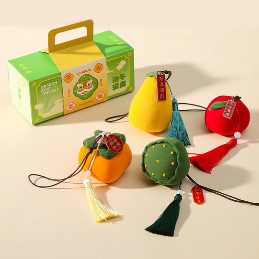 【马年大吉❗️柿柿如意香包香囊】朝气蓬勃 事事如意 顺顺利利！过新年老人礼物柿子成品艾草莲蓬车载礼品小挂件 商品图14