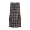 NEELLY纳俪商场同款冬季新款复古格纹休闲阔腿裤女百搭时髦长裤N25113H01161 商品缩略图3