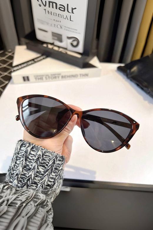 ANSUABEL 复古猫眼玳瑁墨镜 20363 商品图0