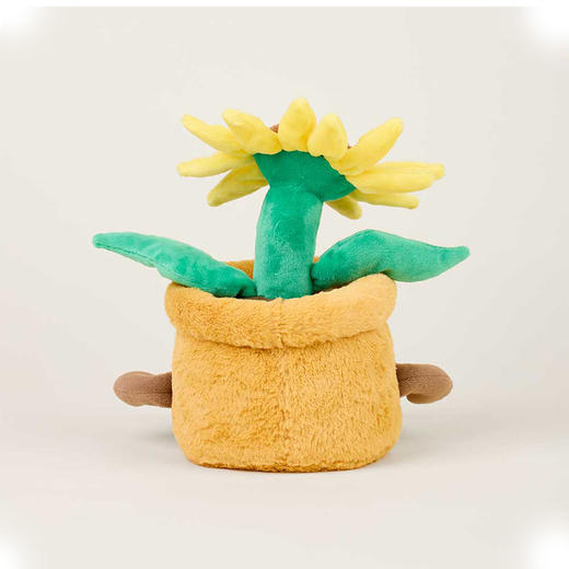 英国warmies 向日葵盆栽安抚玩偶公仔送礼毛绒可加热抱枕 商品图3