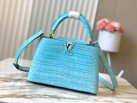 秋冬特惠💰1530 渠道级LV 新品 te级LV  N93163/M48865蓝鳄鱼纹