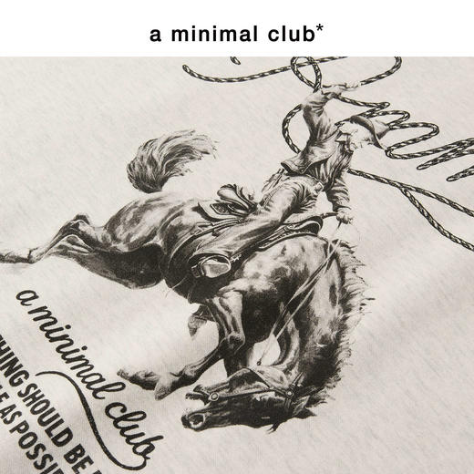 a minimal club新年系长袖T恤大图案印花秋冬舒温暖皮AM5CTL03&04 商品图3